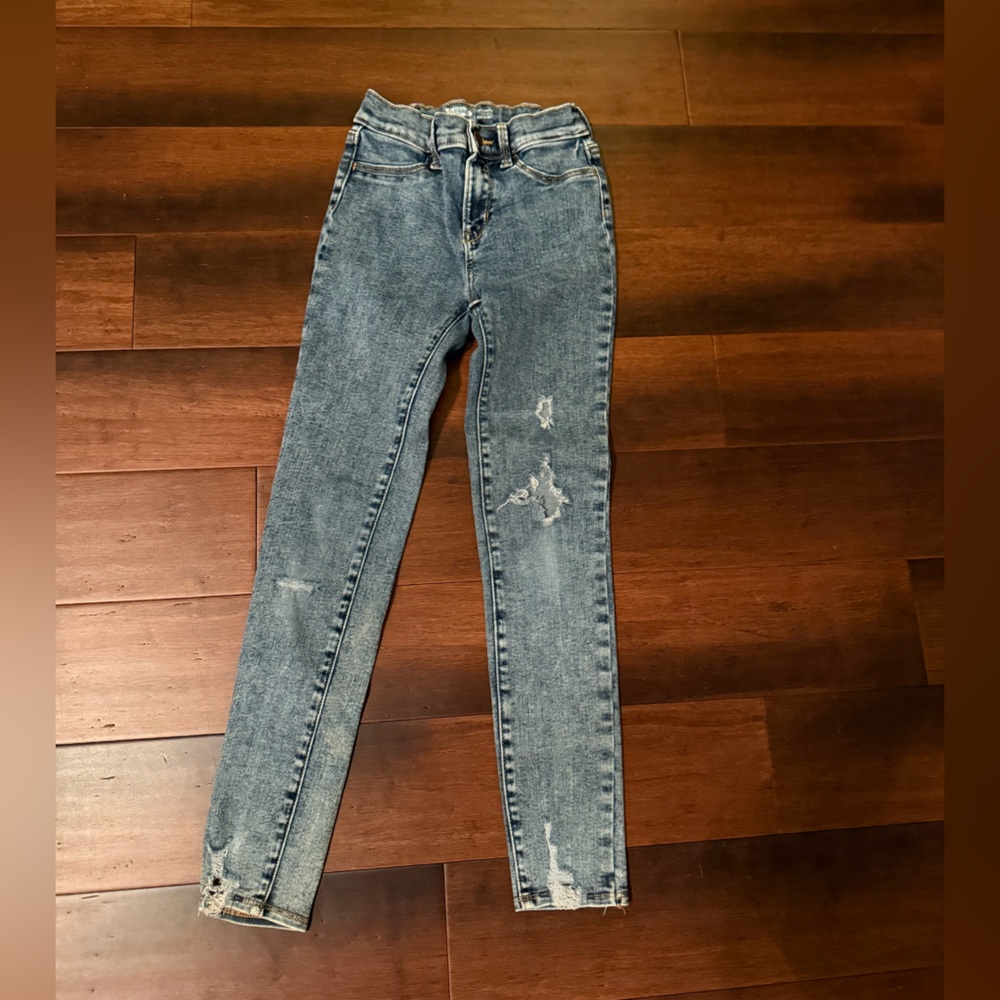 Old Navy Blue Distressed Kids Jeans